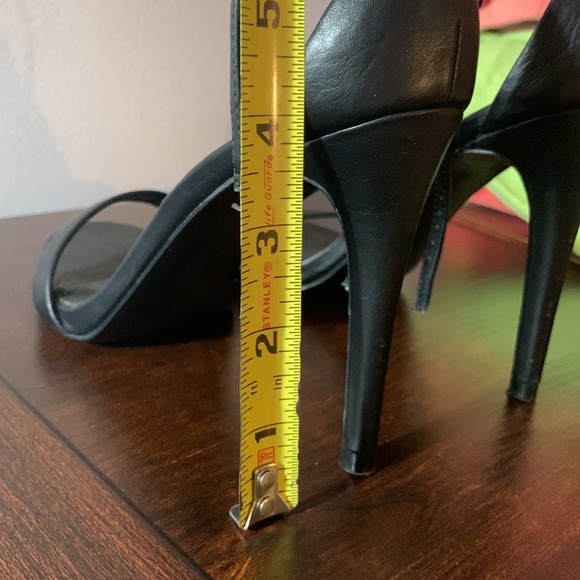 Steve Madden black strap stilettos - Picture 5 of 7